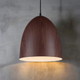 Dark Wood Finish Pendant Sleek Oblong 280mm 72W Dark Wood Finish Pendant Sleek Oblong 280mm 72W